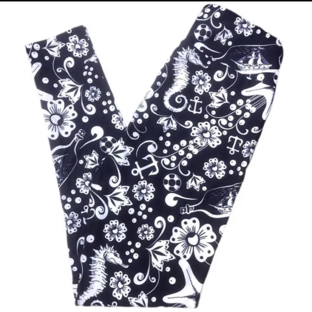 Lularoe Nautical Leggings TC